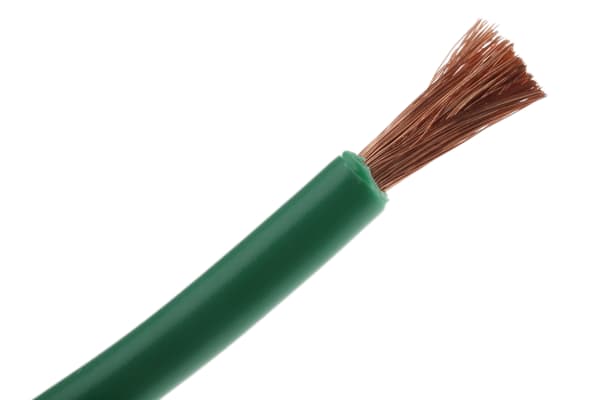 Product image for GREEN PVC TEST LEAD WIRE 5M