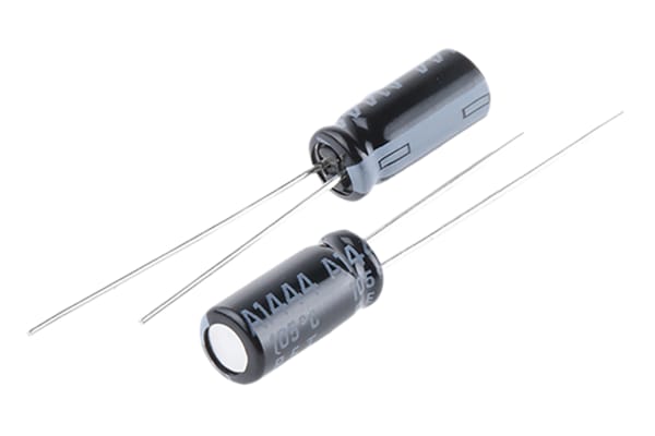 Product image for CAPACITOR AL 105DEG 10UF 63V 5X11