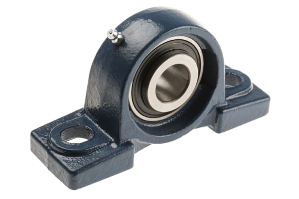 Product image for 2 BOLT PILLOW BLOCK MEDIUM DUTY 25MM