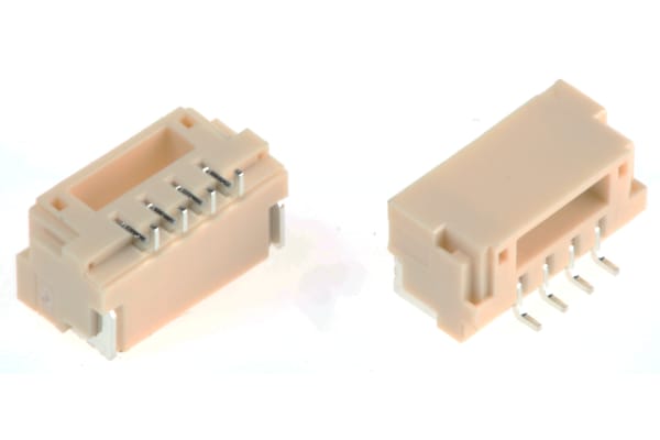 Product image for GH 1.25MM HEADER SIDE ENTRY 4 WAY