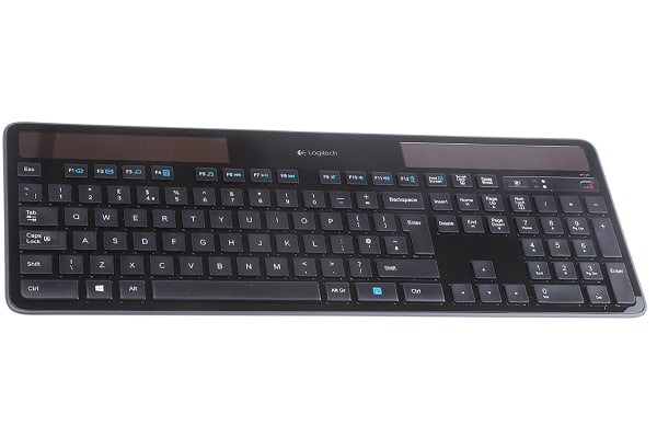 Product image for LOGITECH WIRELESS SOLAR KEYBOARD K750 UK