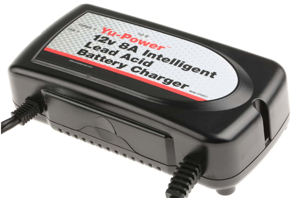 Product image for YPC 8A 12V INTELLIGENT CHARGER UK/EURO