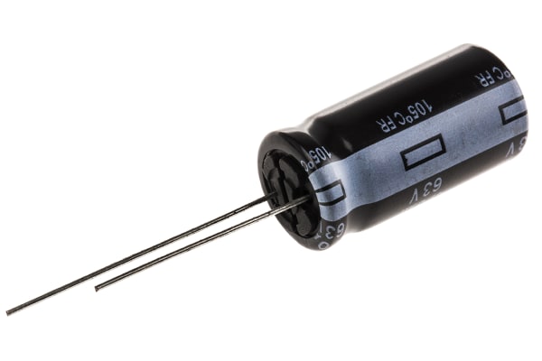 Product image for Capacitor Al FR 470uF 63V 12.5x25