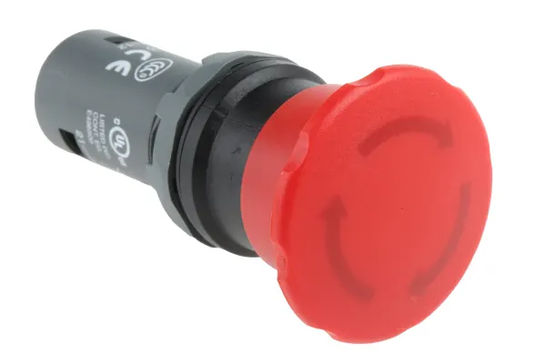 Product image for E STOP COMPACT 40MM RED MUSH TWIST