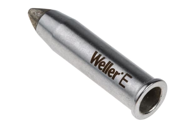 Product image for Weller XHT E 7.6 mm Straight Chisel Soldering Iron Tip for use with WP200 & WXP200 Soldering Irons