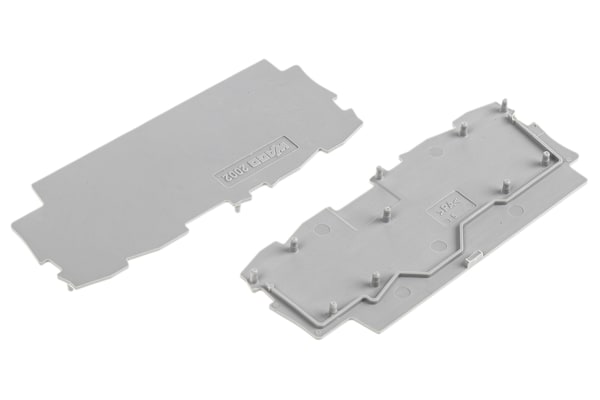 Product image for Terminal end plate 4x2.5mm2 grey