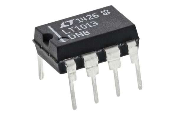 Product image for Op Amp Dual Gen.Purpose +/-22V/44V PDIP8