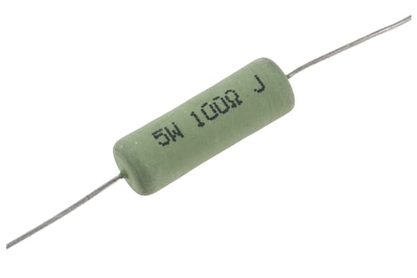 Product image for Wirewound power resistor 5W 100R 5%