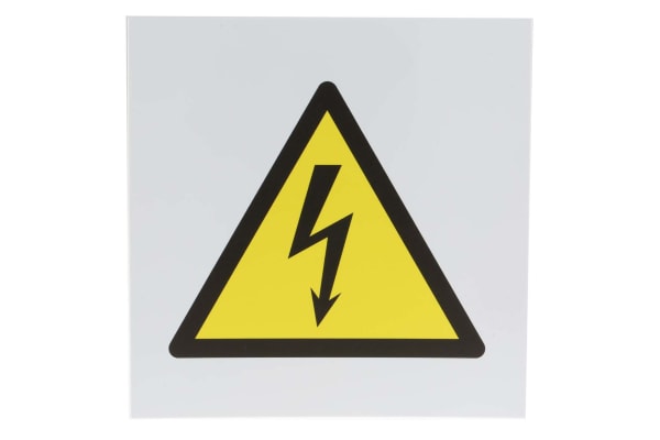 Product image for PP sign 'Electric Flash', 200 x 200mm