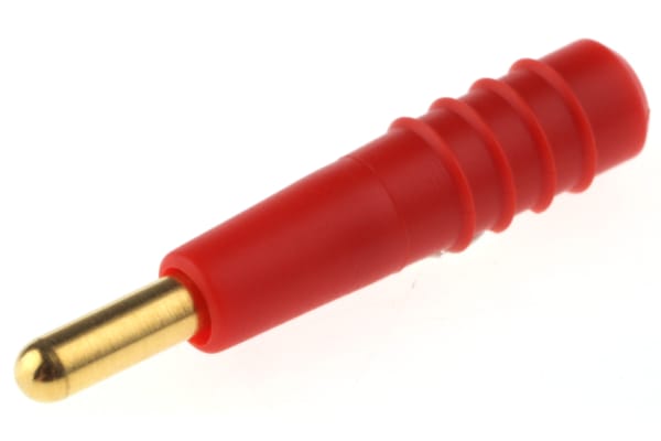 Product image for 2mm rigid test lead plug,red
