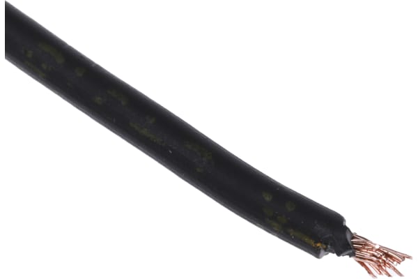 Product image for 2491B 0.75mm black LSHF equipment wire