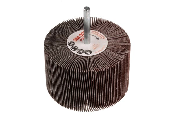 Product image for 3M Aluminium Oxide Flap Wheel, 80mm Diameter, P80 Grit