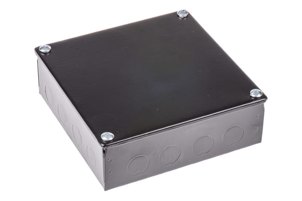 Product image for Adaptable Box 150x150x50mm Black Enamel