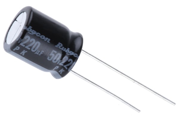 Product image for CAPACITOR PK SERIES 50V 220UF 10X12.5