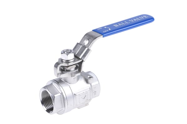 Product image for 2 pc S/steel Ball Valve,1in. BSPP F-F