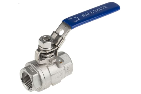 Product image for 2 pc S/steel Ball Valve,3/4in. BSPP F-F