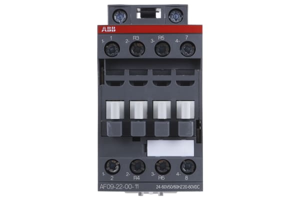 Product image for 4 Pole Contactor 25A 24-60VAC/DC 2NO+2NC