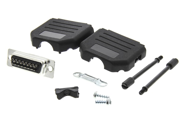 Product image for DPPK D-SUB PLUG AND SNAP HOOD KIT 15 WAY