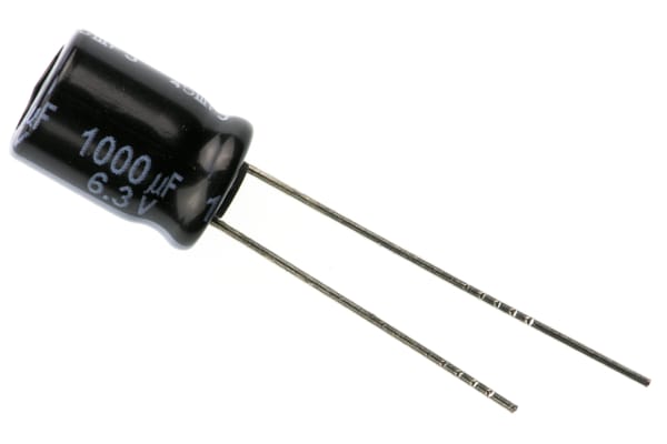 Product image for Capacitor AL FR 1000uF 6.3V 8x11.5