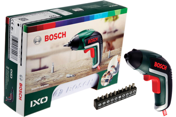 Bosch IXO 5 Full Set 3.6V Electric Screwdriver, Euro Plug