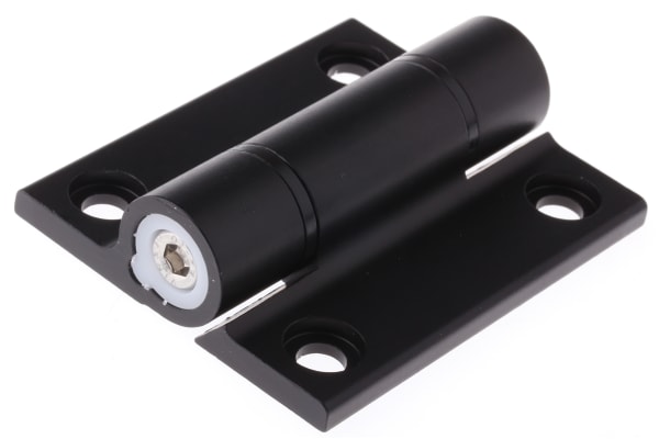 Product image for Black alu friction hinge 65x55x4.5mm