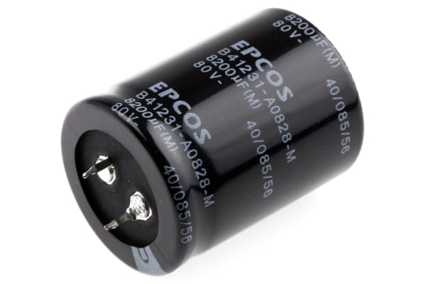 Product image for B41231 CAPACITOR SNAP-IN 8200UF 80V