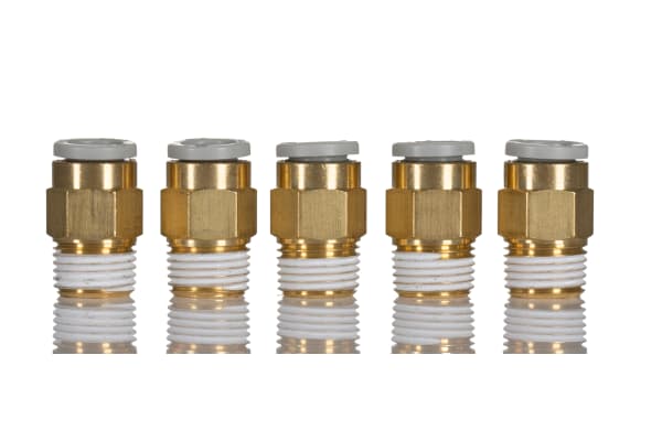 Product image for Male Connector 6mm to 1/8 with Sealant