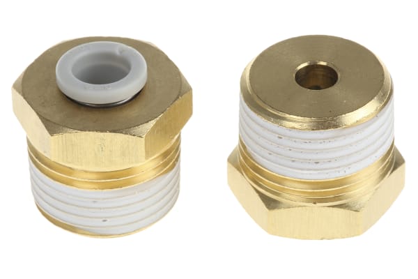 Product image for Male Connector 6mm to 3/8 with Sealant