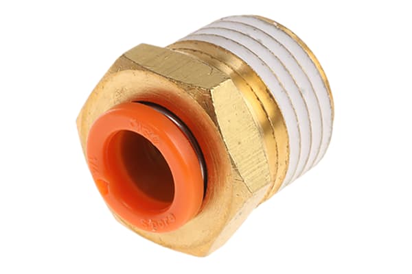 Product image for Male Connector 1/4 to 1/4NPT