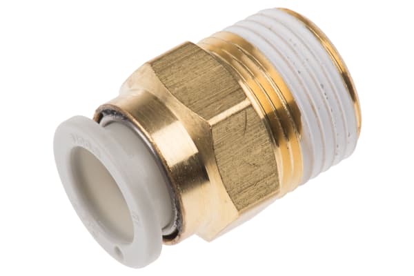 Product image for Male Connector 10mm to 3/8 with Sealant