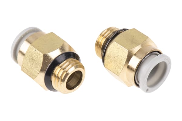 Product image for Male Connector 10mm to 1/4 Uni Thread