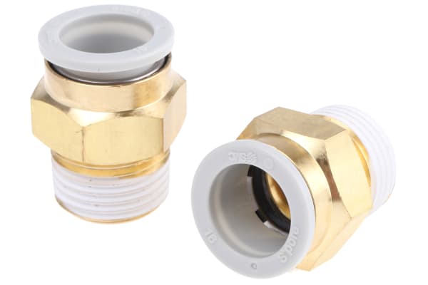 Product image for Male Connector 16mm to 1/2 with Sealant