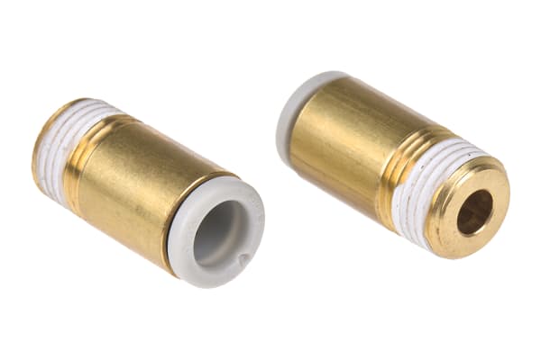 Product image for Hexagon Head Male Connector 6mm to 1/8