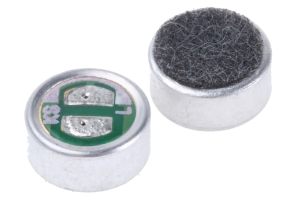 Product image for Microphone omni solder pad 6x2.7mm