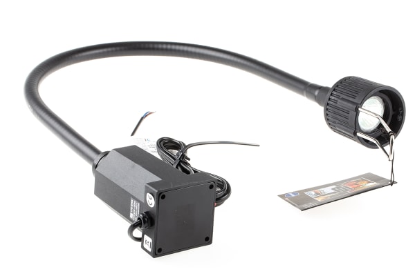 Product image for Serious Halogen Machine Light, 240 V, 20 W, Flexible, 700mm Reach, 700mm Arm Length