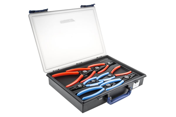 Gedore RZB1-3 Snap Ring Pliers Set, 8 Pieces