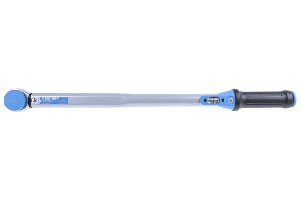 Product image for Gedore 1/2 in Square Drive Mechanical Torque Wrench Chrome Plated Steel, Plastic, 60 → 300Nm