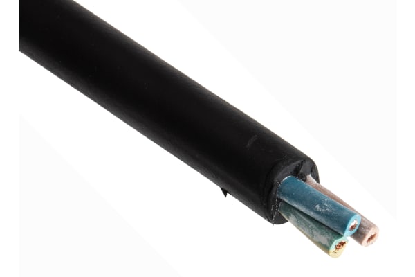 Product image for H07RNF 3 core 2.5mm rubber cable 50m