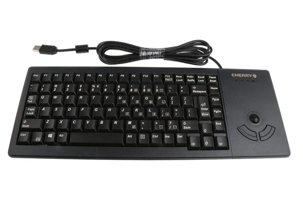 Product image for XS KEYBOARD WITH TRACKBALL PS2 BLACK EU