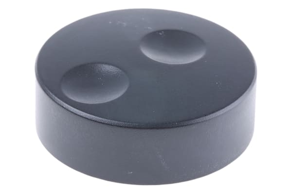 Product image for Encoder knob black 6mm splined