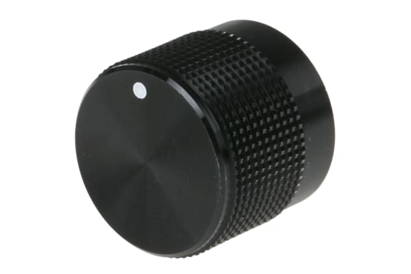 Product image for Knob KM20B marker dot 6mm splined