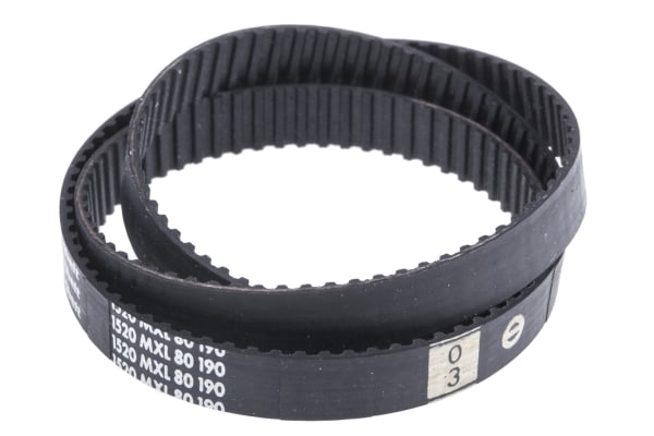 Product image for MXL Rubber Timing Belt W1/4, L 15.20 in.