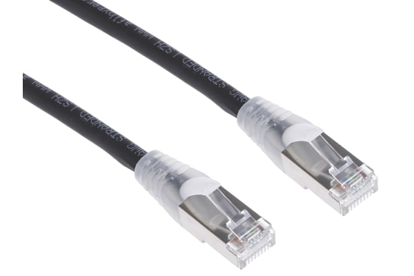 Product image for Patch cord Cat 6a S/FTP LSZH 3m Black