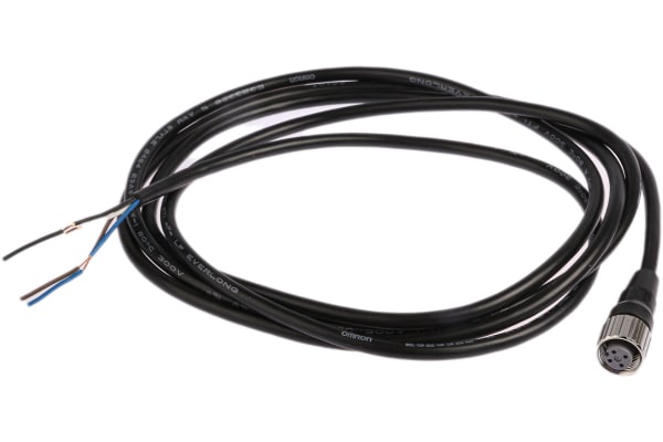 Product image for M12 PVC Connection lead 4pin straight 2m