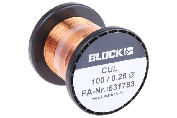 Product image for ENAMELLED COPPER WIRE 0,28MM 100GR
