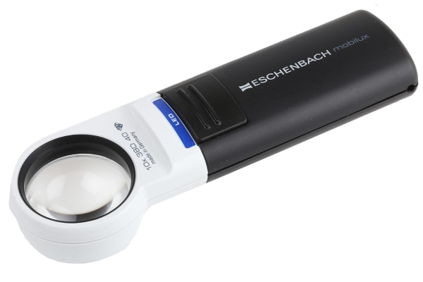 Product image for Eschenbach Illuminated  Magnifying Glass, 10 x Magnification, 35mm Diameter