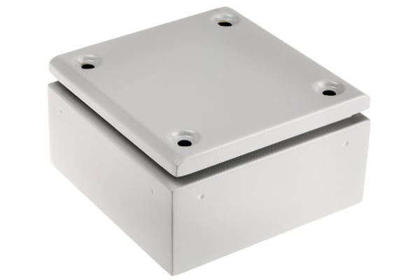 Product image for IP66 Mild Steel enclosure 150x150x80mm