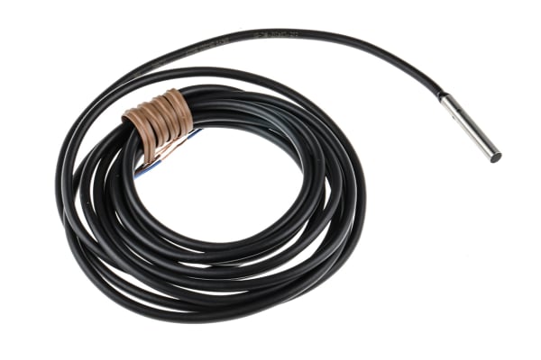 Product image for Inductive sensor 4mm dia Sr 1.2mm PNP 2m