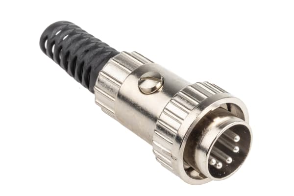 Product image for 5 way 180 deg metal twistlock cable plug