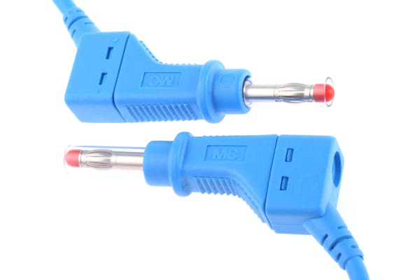 Product image for 4mm test lead, blue,2m